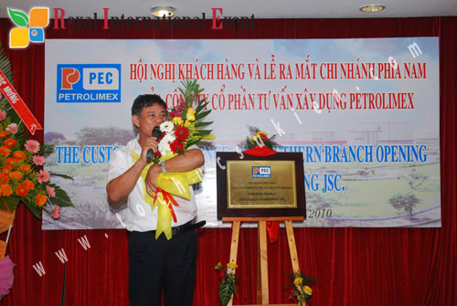 Tổ chức sự kiện: Hội nghị khách hàng và lễ ra mắt chi nhánh phía Nam của Công ty cổ phần tư vấn xây dựng Petrolimex - Tập Đoàn Dầu Khí Petrolimex Việt Nam