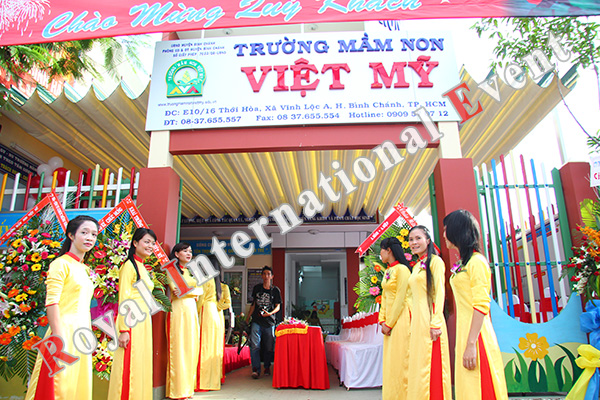 Tổ chức sự kiện khai trương Trường Mầm non Quốc tế Việt Mỹ - 01