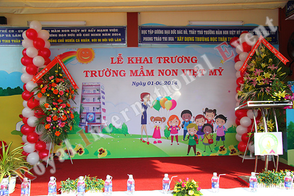 Tổ chức sự kiện khai trương Trường Mầm non Quốc tế Việt Mỹ - 02
