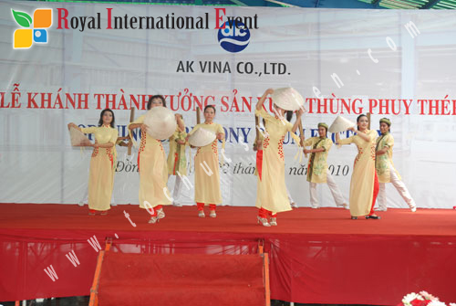 Tổ chức sự kiện Lễ khánh thành xưởng sản xuất thùng phuy thép của Công ty AK VINA tại Đồng Nai 13