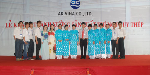 Tổ chức sự kiện Lễ khánh thành xưởng  sản xuất thùng phuy thép của Công ty AK VINA tại Đồng Nai 30