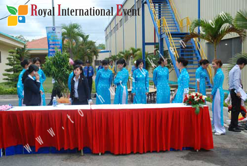 Tổ chức sự kiện Lễ khánh thành xưởng sản xuất thùng phuy thép của Công ty AK VINA tại Đồng Nai 4