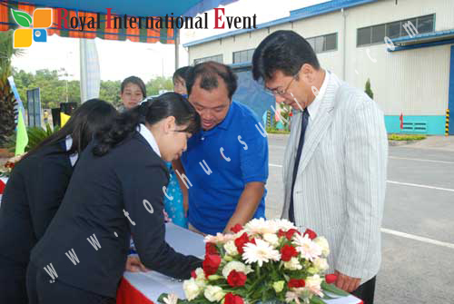 Tổ chức sự kiện Lễ khánh thành xưởng sản xuất thùng phuy thép của Công ty AK VINA tại Đồng Nai 6