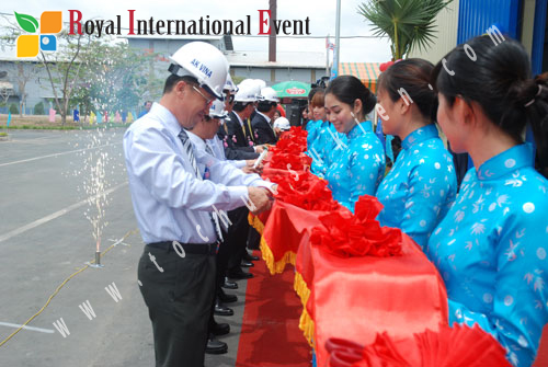 Tổ chức sự kiện Lễ khánh thành xưởng sản xuất thùng phuy thép của Công ty AK VINA tại Đồng Nai 9