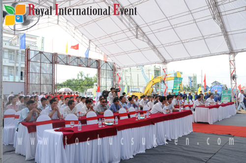 Tổ chức sự kiện: Lễ khởi công xây dựng Trung tâm nhà mẫu - Dự án Trương Đình Hội 2 -14 