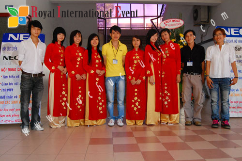 Tổ chức sự kiện cho tập đoàn N.E.C Soft Nhật Bản tại Đại học Bách Khoa Tp.HCM  12