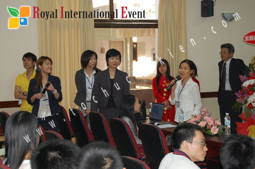 Tổ chức sự kiện cho tập đoàn N.E.C Soft Nhật Bản tại Đại học Bách Khoa Tp.HCM 8