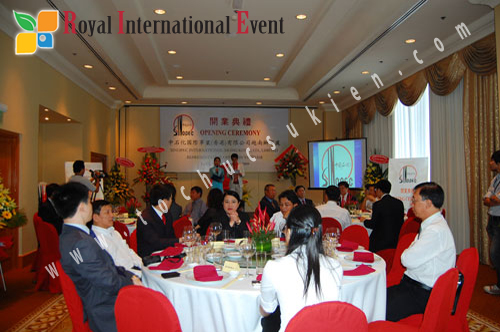 Tổ chức sự kiện Lễ khai trương VP đại  diện tại VN Công ty CP Dầu khí hóa chất Trung Quốc - Khách sạn Caravelle 10